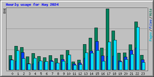 Hourly usage for May 2024